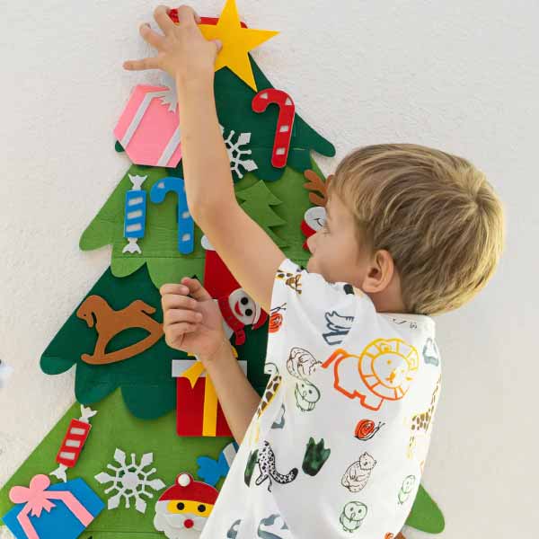 Albero di Natale in Feltro – Gioco Montessori