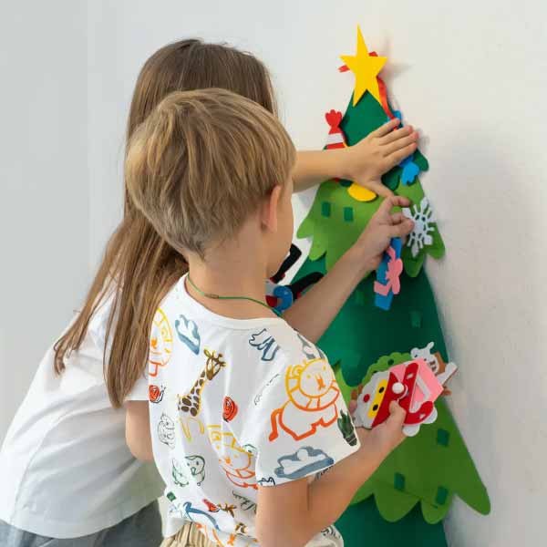 Albero di Natale in Feltro – Gioco Montessori